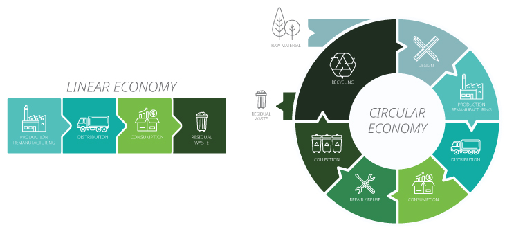 linear economy e circular economy