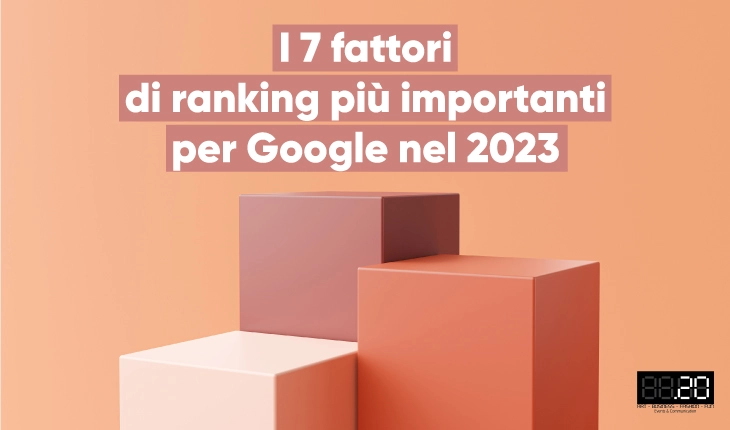 fattori ranking google 2023